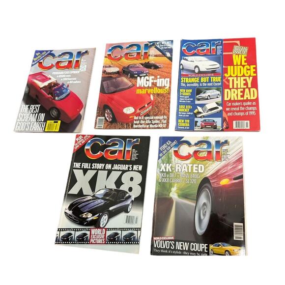 Car Magazines (5 Issues) London VTG 1995 1996 April July October November Alfa - Picture 1 of 9